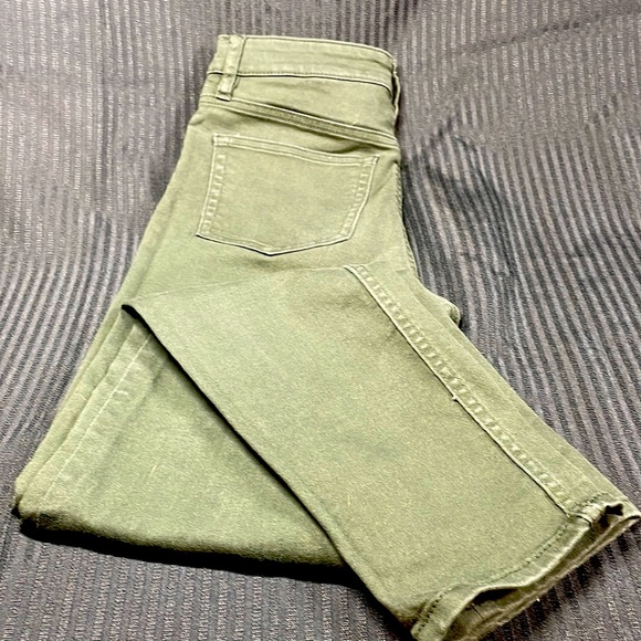 H&M Jeggings - Olive Green size 6 - Picture 1 of 4